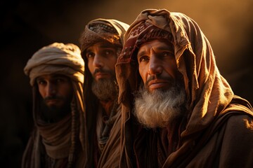 Día de los Reyes Magos. Los reyes Magos del Oriente. Melchor, Gaspar Baltasar The Volchas who brought gifts to the newborn Jesus Christ.