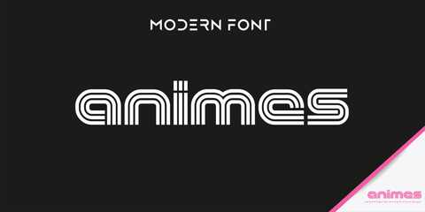 Fototapeta na wymiar Abstract modern urban alphabet fonts. Typography sport, simple, technology, fashion, digital, future creative logo font. vector illustration
