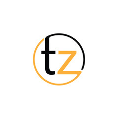 Two letter initial tz logo design elements for all kind of business 