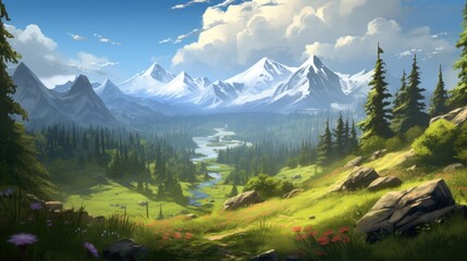 Analyze the impact of player interaction, such as weather changes or environmental destruction, on the visual beauty landscapes game art