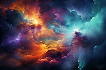 beautiful and mysterious outer space