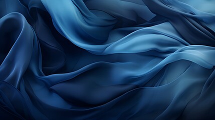 blue silk background fabric - obrazy, fototapety, plakaty