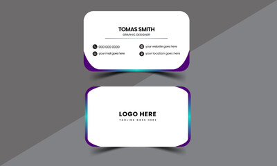 Creative modern business card design