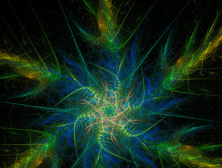 Imaginatory fractal abstract background Image