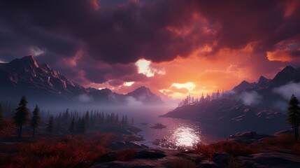 Dynamic day - night cycles and weather effects in creating visually beautiful game worlds