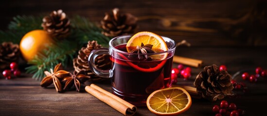 Spiced wine for Christmas