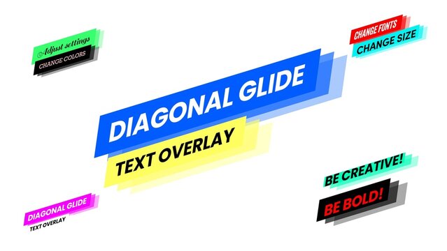 Diagonal Glide Text