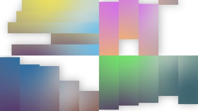 Sliding Bars Transition with Gradient