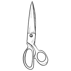 shears hand drawn