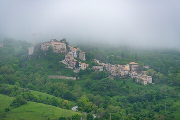 Fototapeta premium Town of Roccacaramanico - Italy