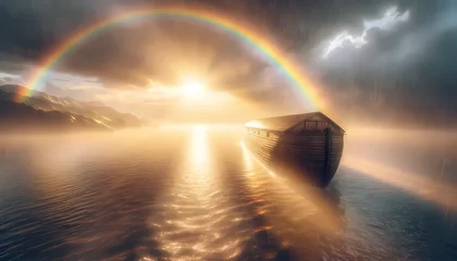 Foto op Plexiglas "Dawn of Promise: Noah's Renewed World © eric