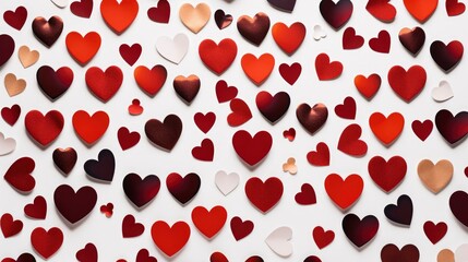 Many Differente Hearts Pattern Valentines Day, Background Image,Valentine Background Images, Hd