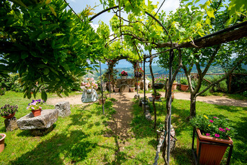 Poet Garden in Civita di Bagnoregio - Italy