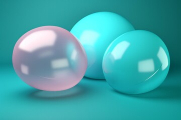 3D bubble for conversation. Generative AI