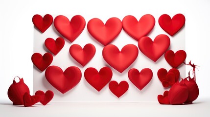 Valentines Day Background Hearts photorealistic, Background Image,Valentine Background Images, Hd