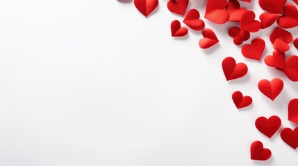 Banner Valentines Day Flat Lay Red Photorealistic , Background Image,Valentine Background Images, Hd