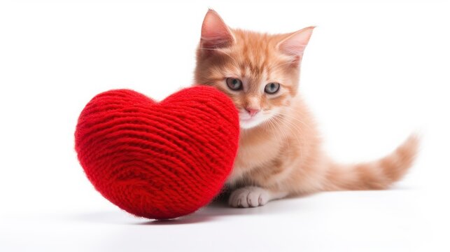 Cat Toy Heart, Background Image,Valentine Background Images, Hd