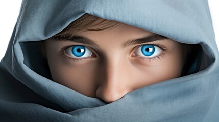 Cute Boy Blue Eyes Hiding Face, Background Image,Valentine Background Images, Hd