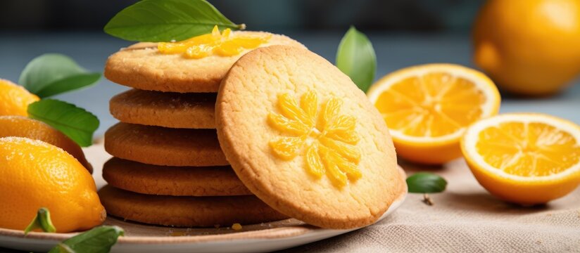 All natural homemade citrus cookies