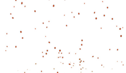 Burning yellow-orange sparks rise from fire ,Fire Particles
