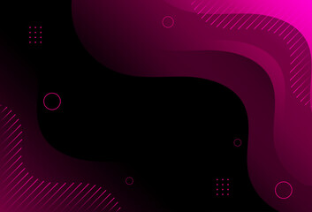 Modern background.pink and black gradation. wave abstract 