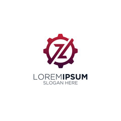 Obraz premium Attractive modern automotive business logo design