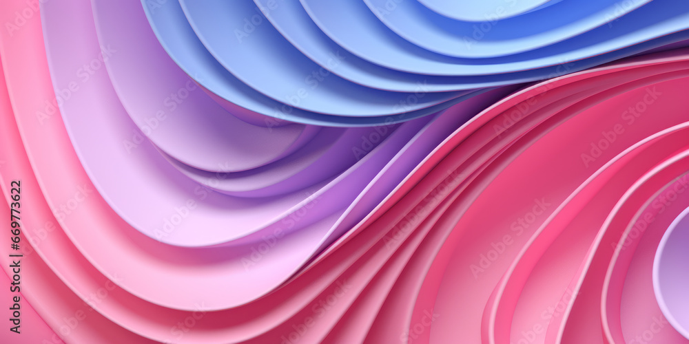 Poster color ribbon pattern background. texture waves presentation backdrop. ai generative