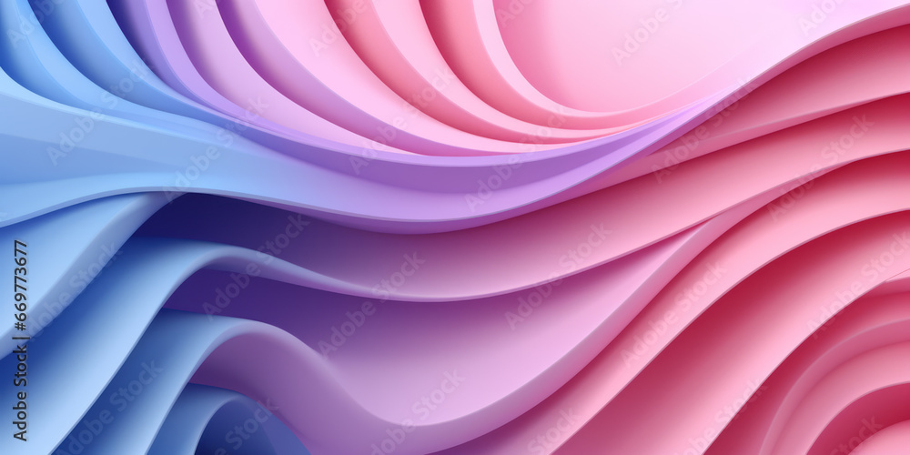 Poster color ribbon pattern background. texture waves presentation backdrop. ai generative
