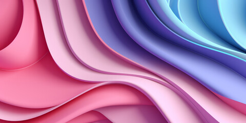 Color ribbon pattern background. Texture waves presentation backdrop. Ai generative