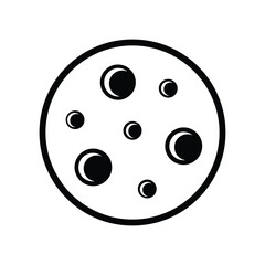 Cookie biscuit icon vector on trendy design