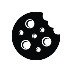 Cookie biscuit icon vector on trendy design