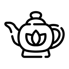 tea pot Line Icon