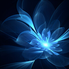 blue abstract background | generative AI