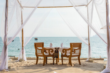 restaurant on the beach