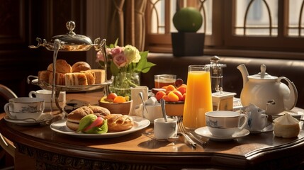 breakfast in the room hotel.