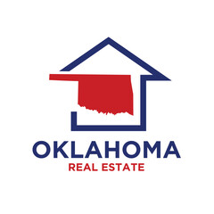 Fototapeta na wymiar Oklahoma Real Estate Logo