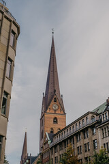 Fototapeta na wymiar St. Peter Church in Hamburg, Germany
