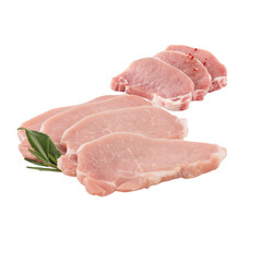fresh pork cut out isolated transparent background