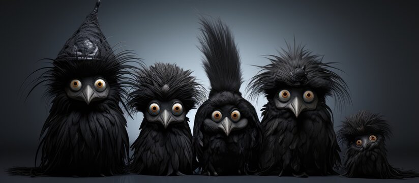 Micos black ruffle family