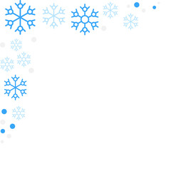Snowflakes Border