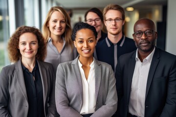 Fototapeta premium portrait of a business team
