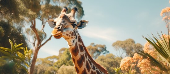 Obraz premium Sydney zoos giraffe