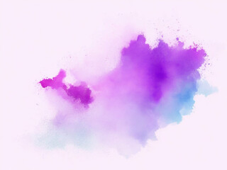 Watercolor stain on a transparent background.