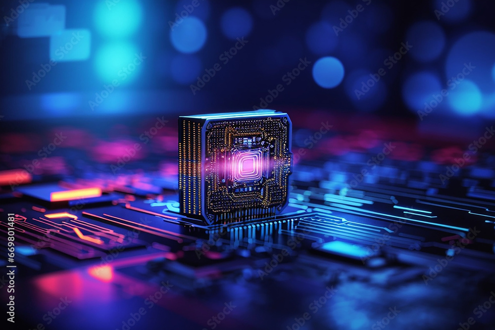 Poster processor computer glow technology