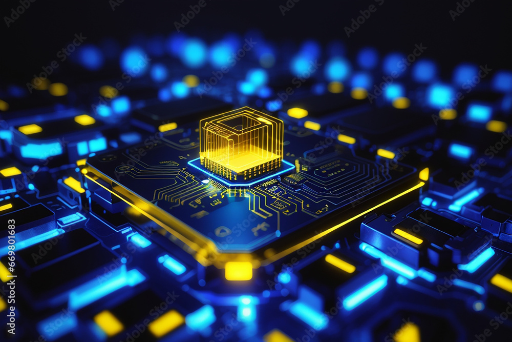 Poster processor computer glow technology