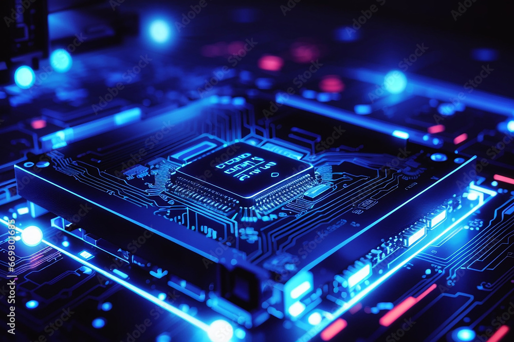Poster processor computer glow technology
