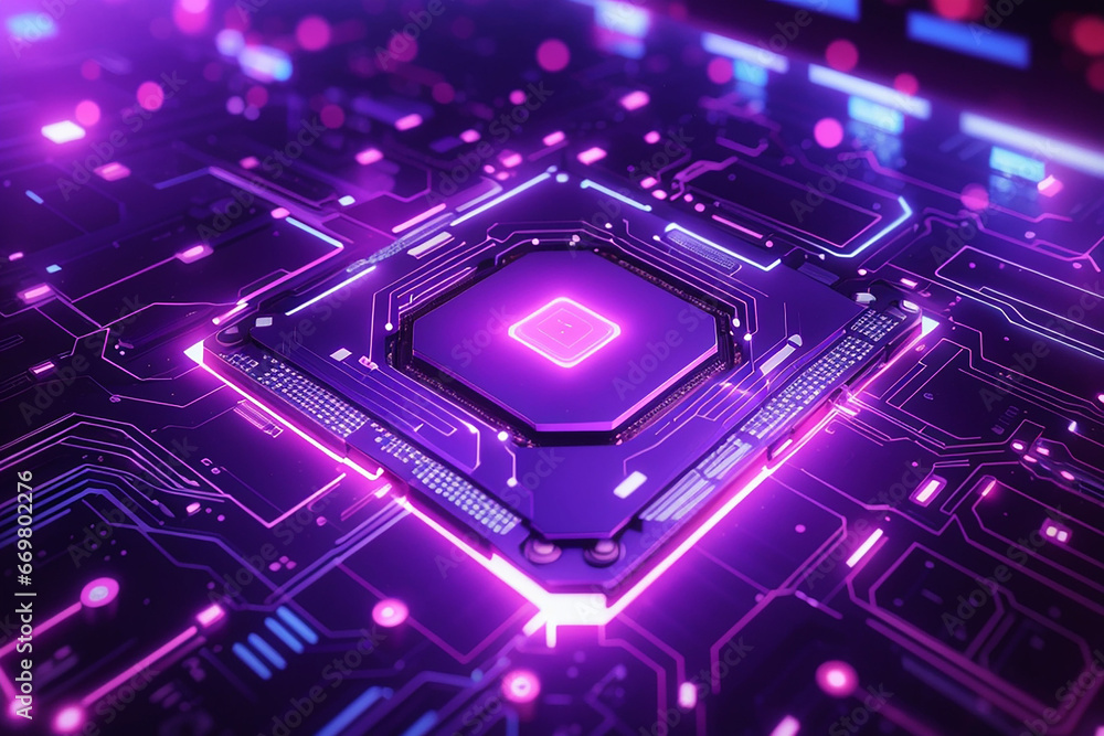 Poster processor computer glow technology