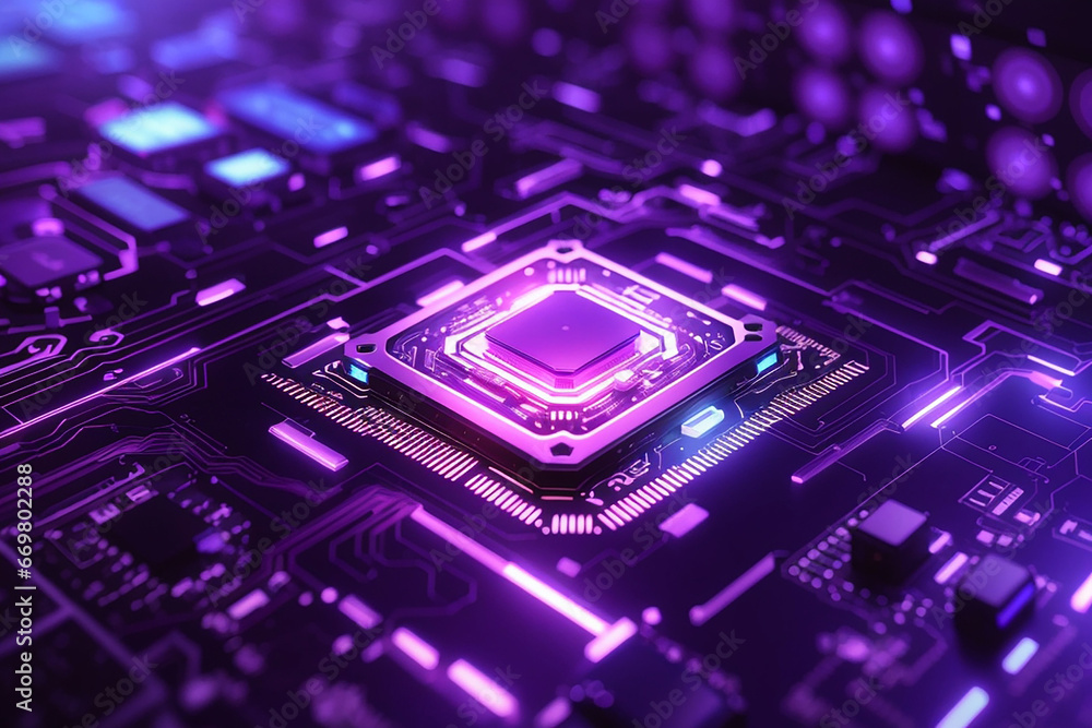 Poster processor computer glow technology