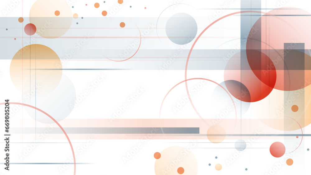 Poster geometric shapes abstract background vector graphic
