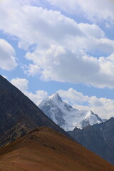 Fourth stage of Ak-Suu Traverse trek from Boz-Uchuk lake to Aylanysh Pass, Karakol, Kyrgyzstan